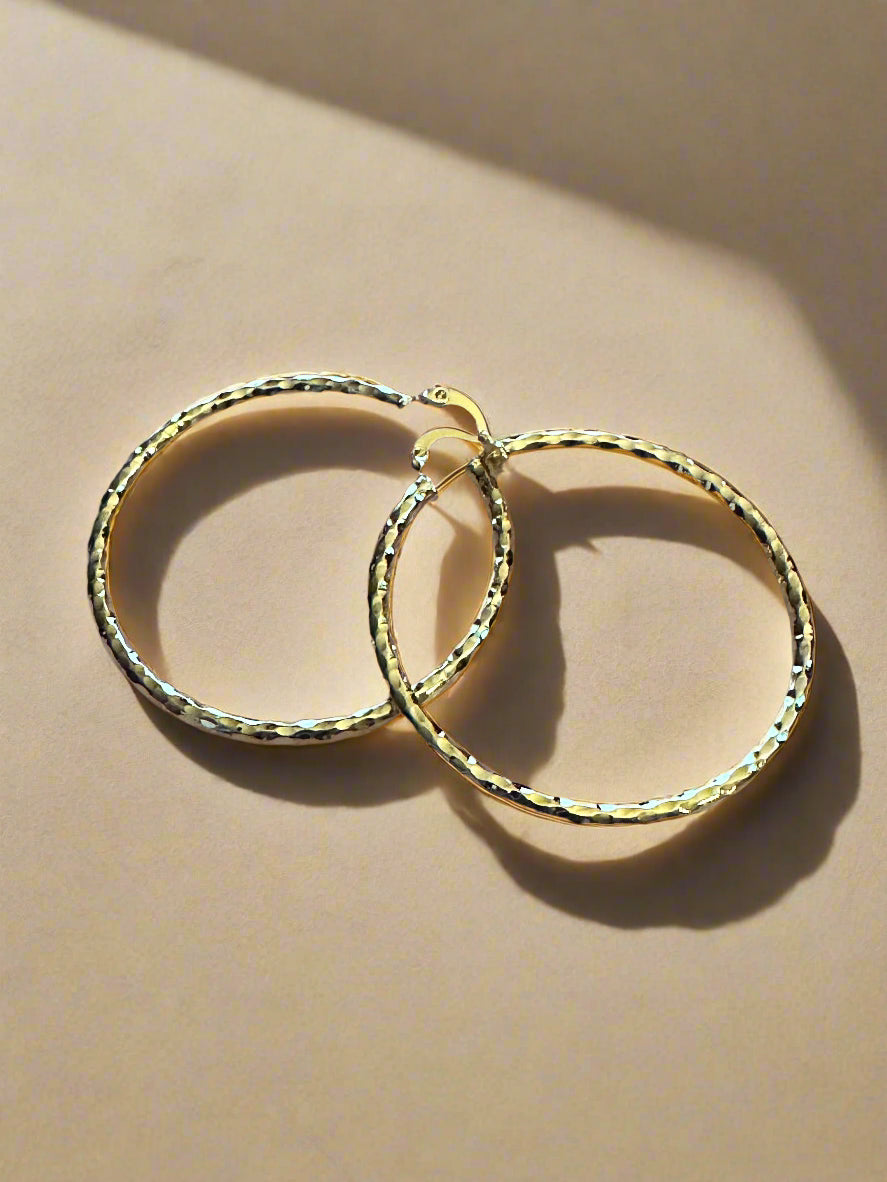 Golden Dusk Hoops