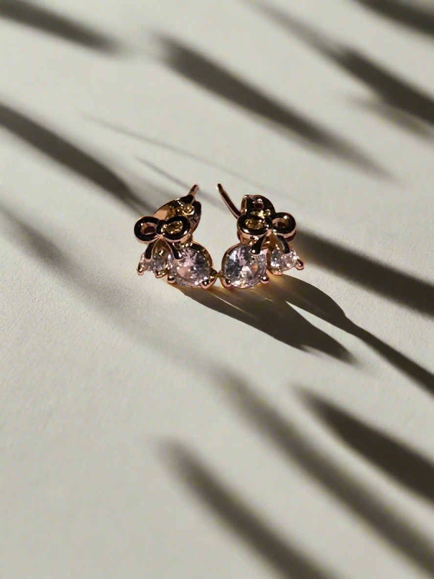 Crystal Cherry Studs