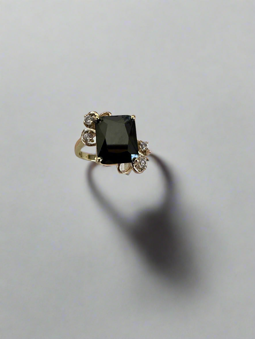 Gold Black Emerald
