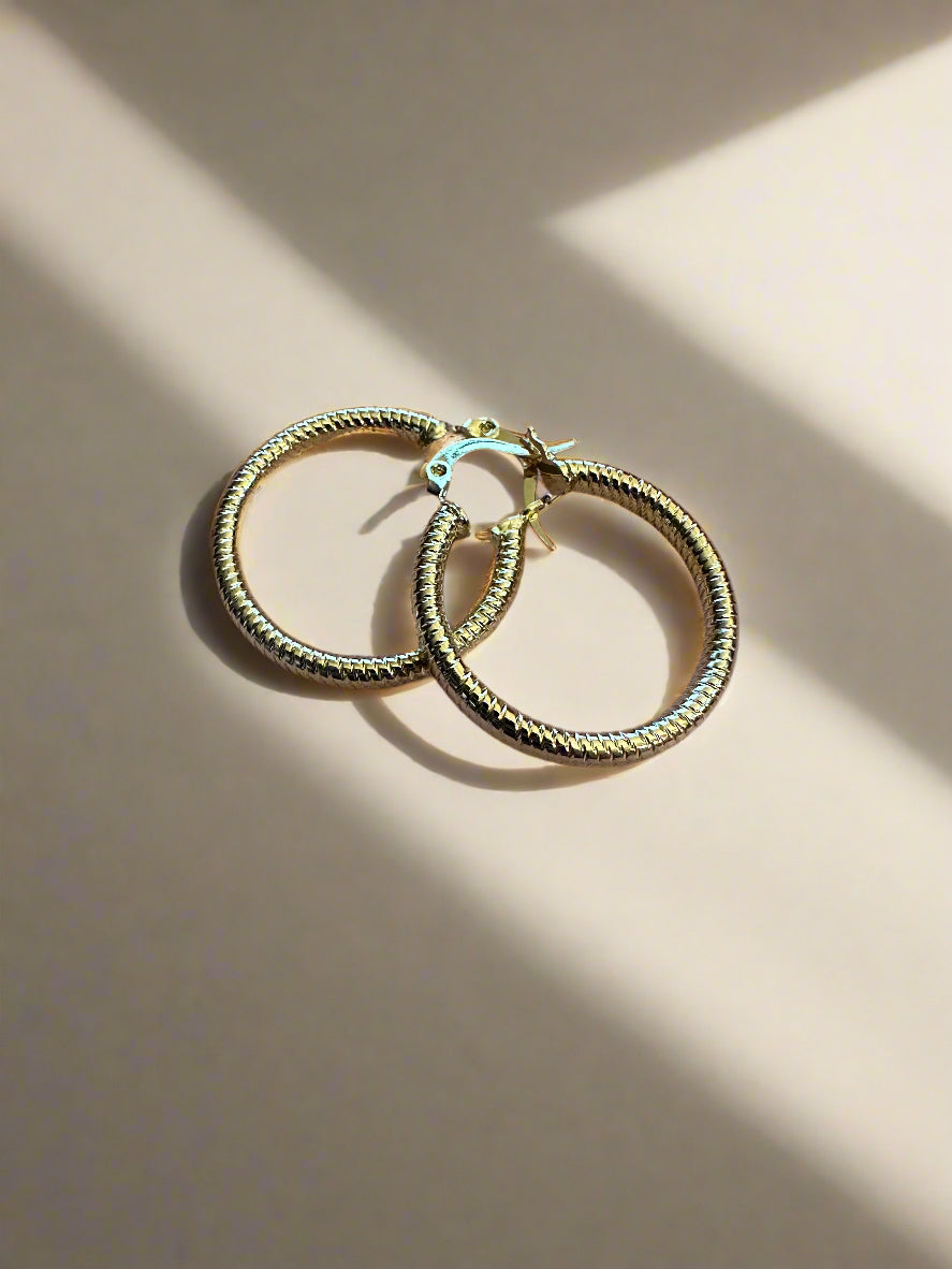 Golden Helix Hoops