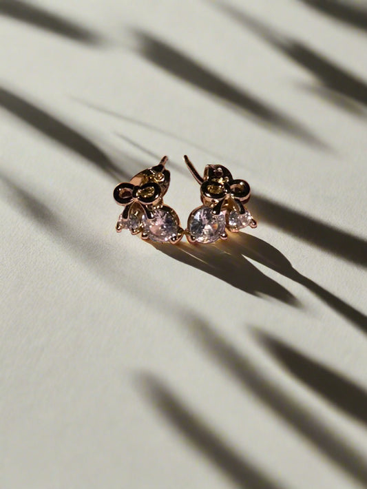 Crystal Cherry Studs