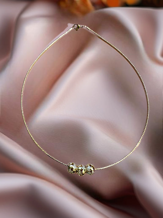 Golden Trinity Choker