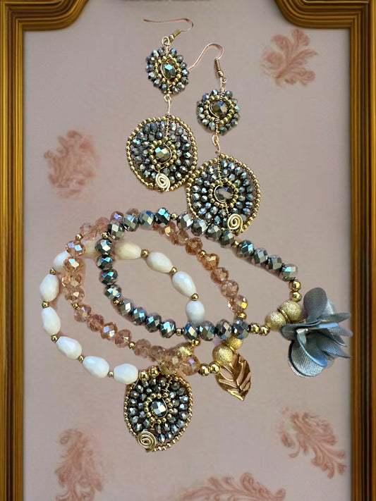 Gilded Bloom Set
