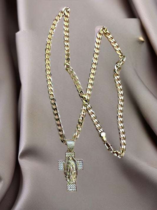 Sacred Grace Cuban Chain Necklace