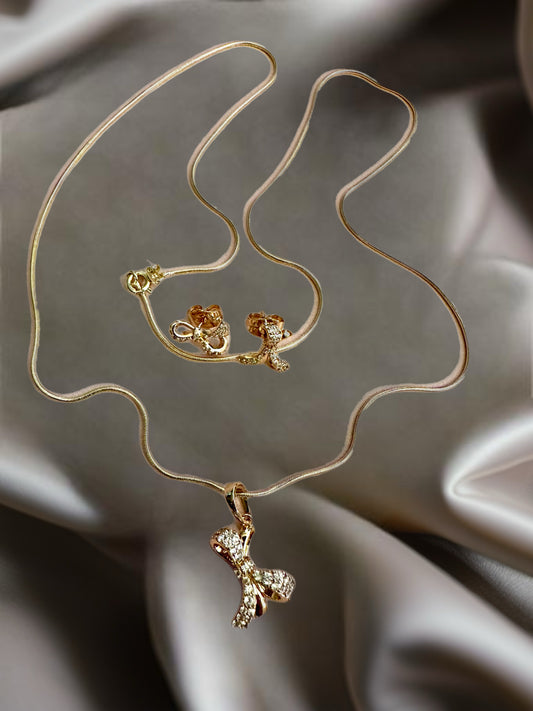 Golden Grace Bow Set
