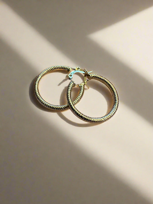 Golden Helix Hoops